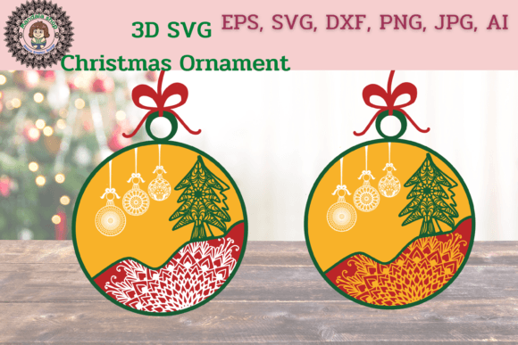 3D SVG Christmas Ornament: A Crafter’s Must-Have for Festive Handmade Projects