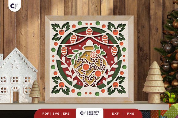 Candy Cane Jar 3D Shadow Box: A Designer’s Review for Real Client Projects
