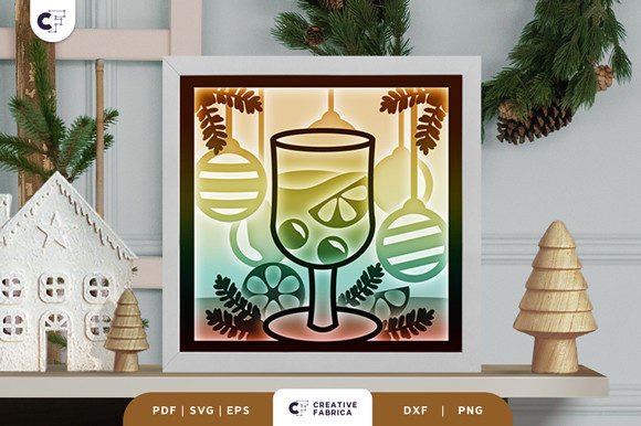 Christmas Punch 3D SVG: A Seasonal Design Asset for Content Publishers