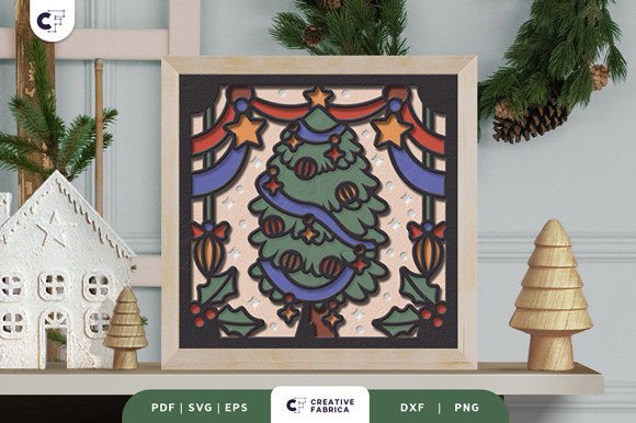 Christmas Tree 3D SVG: A Festive Design Asset for Seasonal Branding and Print Projects