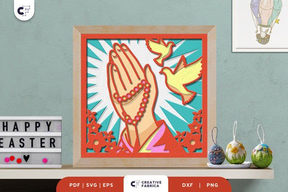 Elegant 3D SVG Design for Easter Branding