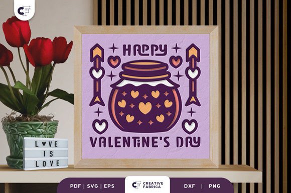 Happy Valentine’s Day 3D SVG: A Holiday Design for Modern Branding