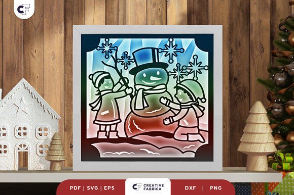 Kids Building a Snowman 3D Shadow Box: A Designer’s Honest Review
