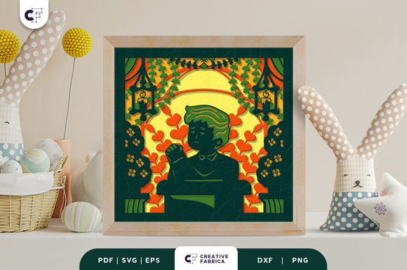 People Praying 3D Shadow Box β Easter 3D SVG for Meaningful Craft Projects